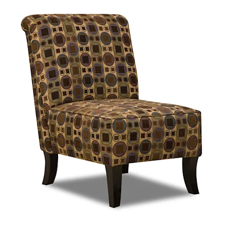 Armless Upholstered Chair